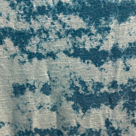 Blue/ green  Tie-Dye A-line Women's Top - Picture 3 of 3